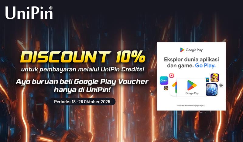 Ayo Buruan Beli Google Play Voucher Lagi Diskon 10%!