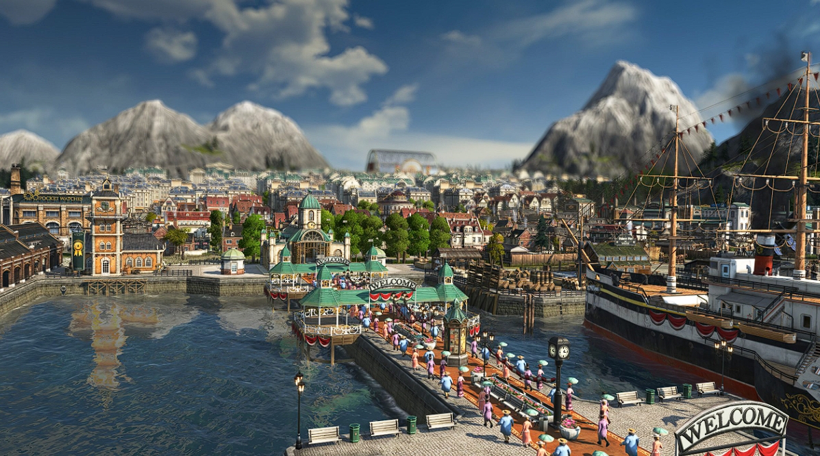 Desain pelabuhan Anno 1800