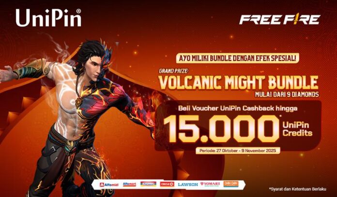 Rayakan Diwali Bareng Free Fire! Dapatkan Volcanic Might Bundle & Cashback 15.000 Credits Rayakan Diwali Bareng Free Fire! Dapatkan Volcanic Might Bundle & Cashback 15.000 Credits