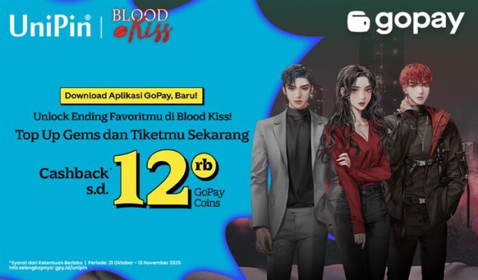 Top Up Blood Kiss Dapat Cashback 90%! Cinta Aman Tanpa Boncos! Top Up Blood Kiss Dapat Cashback 90%! Cinta Aman Tanpa Boncos!