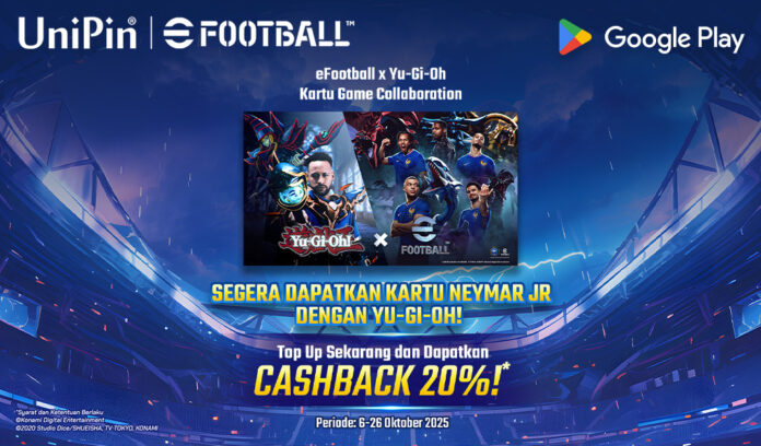 Top Up Coin kamu Cashback 20% dan Dapatkan Kartu Neymar Jr Dengan Yu-Gi-Oh!