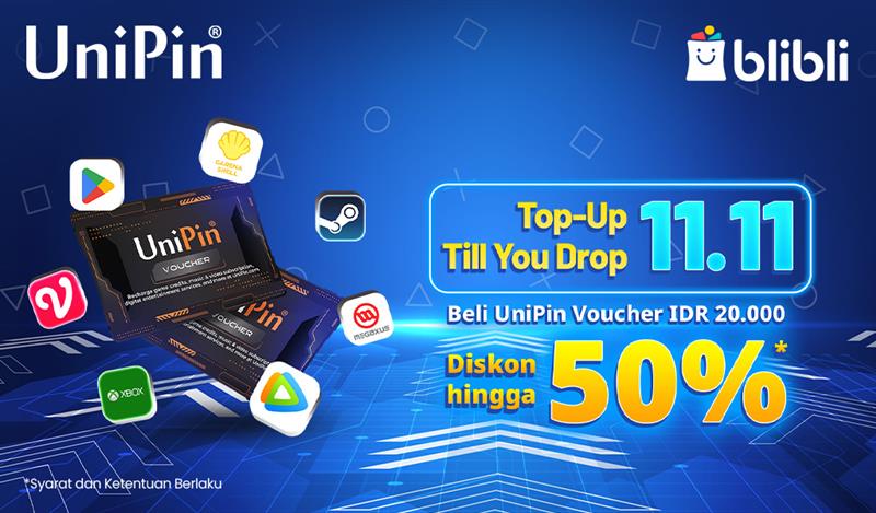 Blibli Top Up Till You Drop 11.11