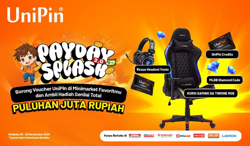 Borong Voucher UniPin di Minimarket Favoritmu, Hadiah Puluhan Juta Menanti!