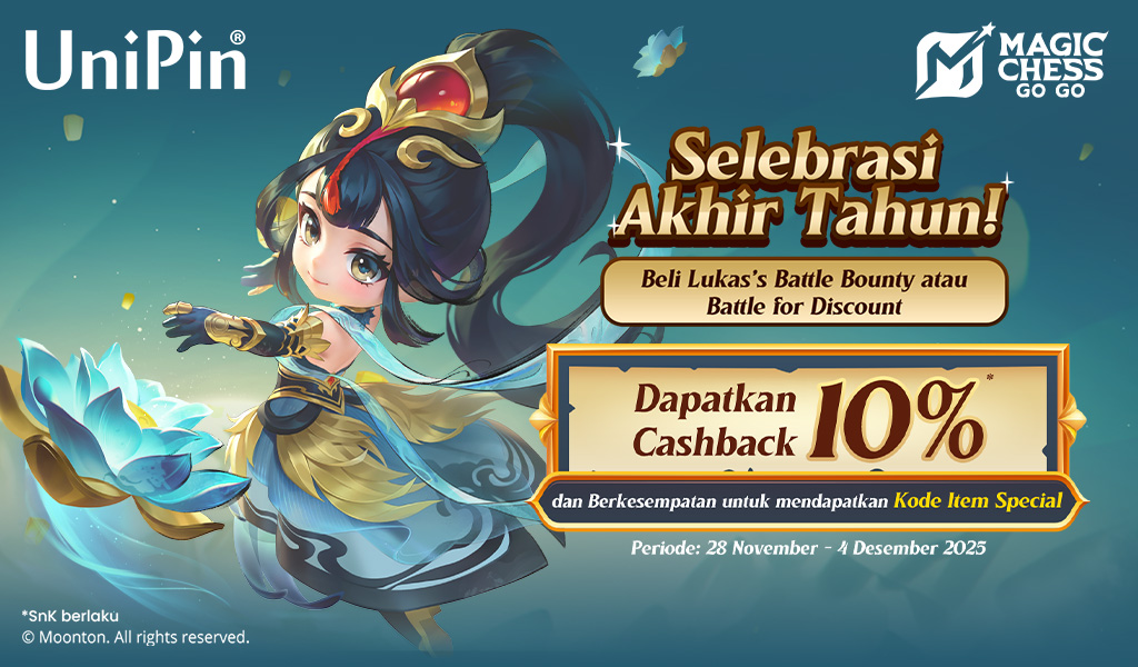 MCGG Selebrasi Akhir Tahun! Top Up dan Dapatkan Kesempatan menang Kode Item!