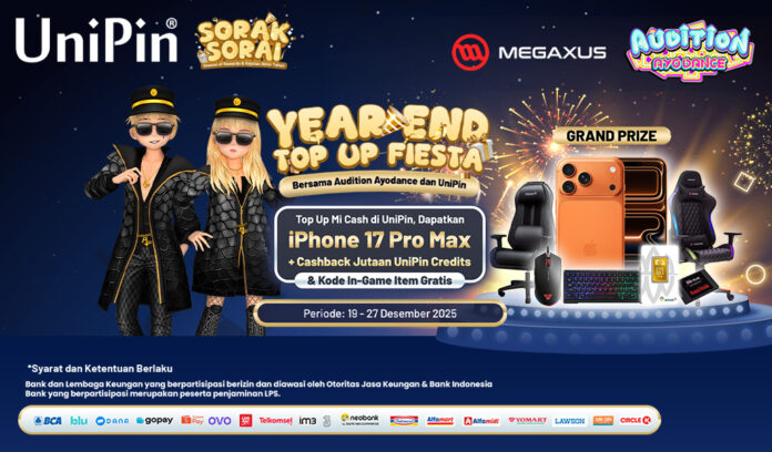 Audition Ayodance X UniPin, Kesempatan Menang iPhone 17 dan Hadiah Menarik Lainnya!