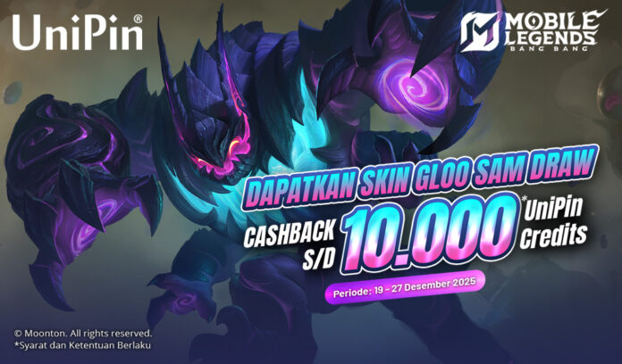 Bergaya di Mobile Legends dengan Skin Gloo dan Dapatkan Cashback UniPin!