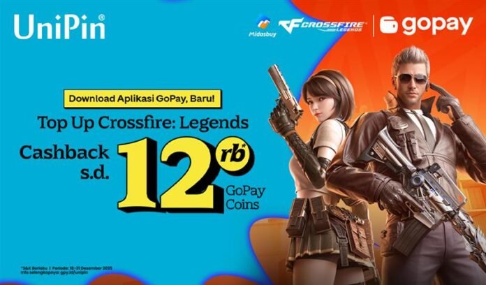 Crossfire Legends Resmi Rilis di Mobile! Top Up di UniPin Pakai GoPay, Cashback 90% GoPay Coins!