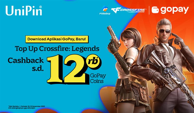 Crossfire: Legends Resmi Rilis Di Mobile! Top Up Di Unipin Pakai Gopay, Cashback 90% Gopay Coins!