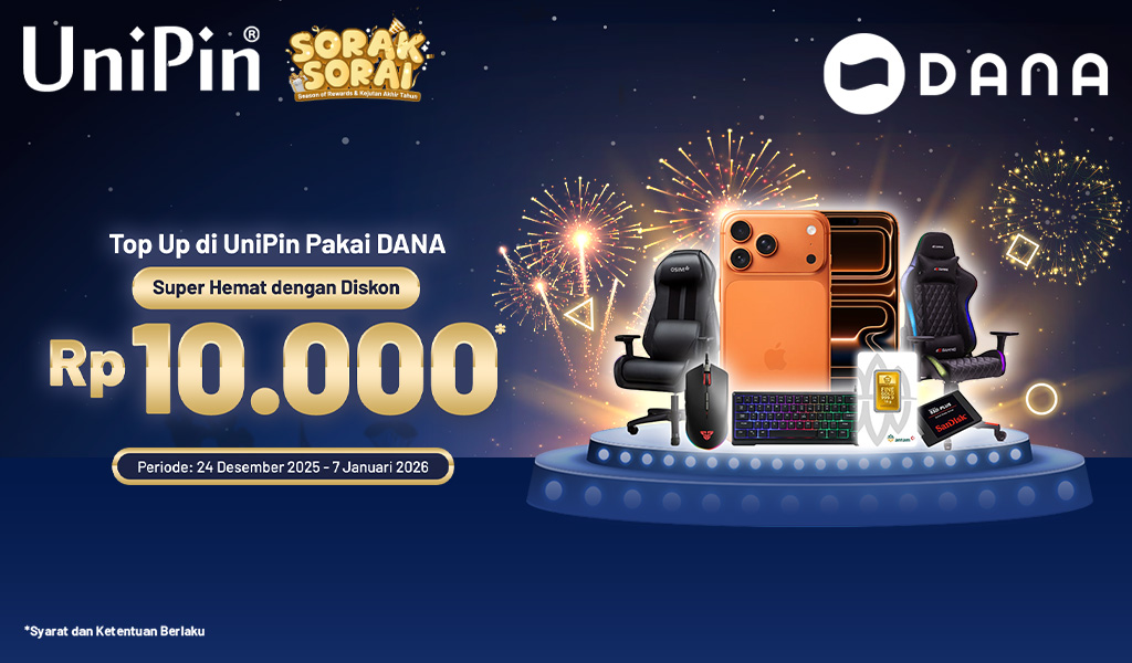 Diskon Spesial Akhir Tahun dari DANA! Top Up Jadi Lebih Hemat Rp10.000!