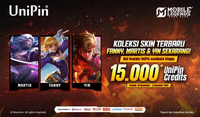 Mainkan Task Master, Koleksi Skin Fanny, Martis & Yin & Dapatkan Cashback hingga 15.000 UC!