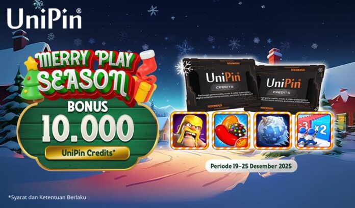 Merry Play Season Nikmati Bonus UniPin Credits Senilai 10.000!