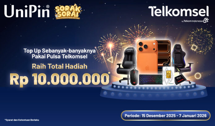 Rayakan Akhir Tahun Bersama Telkomsel! Ambil Hadiah Total Rp10.000.000!