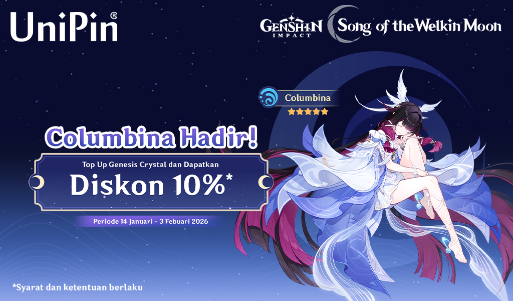 Genshin Impact Candra IV – Columbina hadir