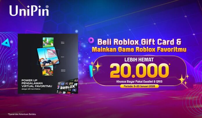 Main Roblox Lebih Puas! Top Up di UniPin Bisa Hemat 20Ribu!