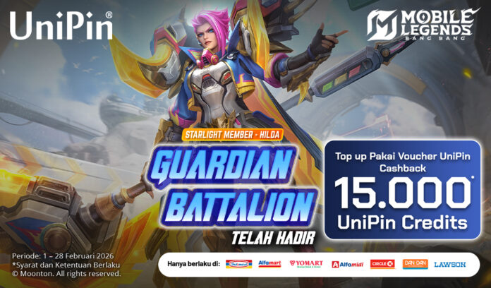 Guardian Battalion Telah Hadir di MLBB! Saatnya Top Up Lebih Hemat Bareng UniPin