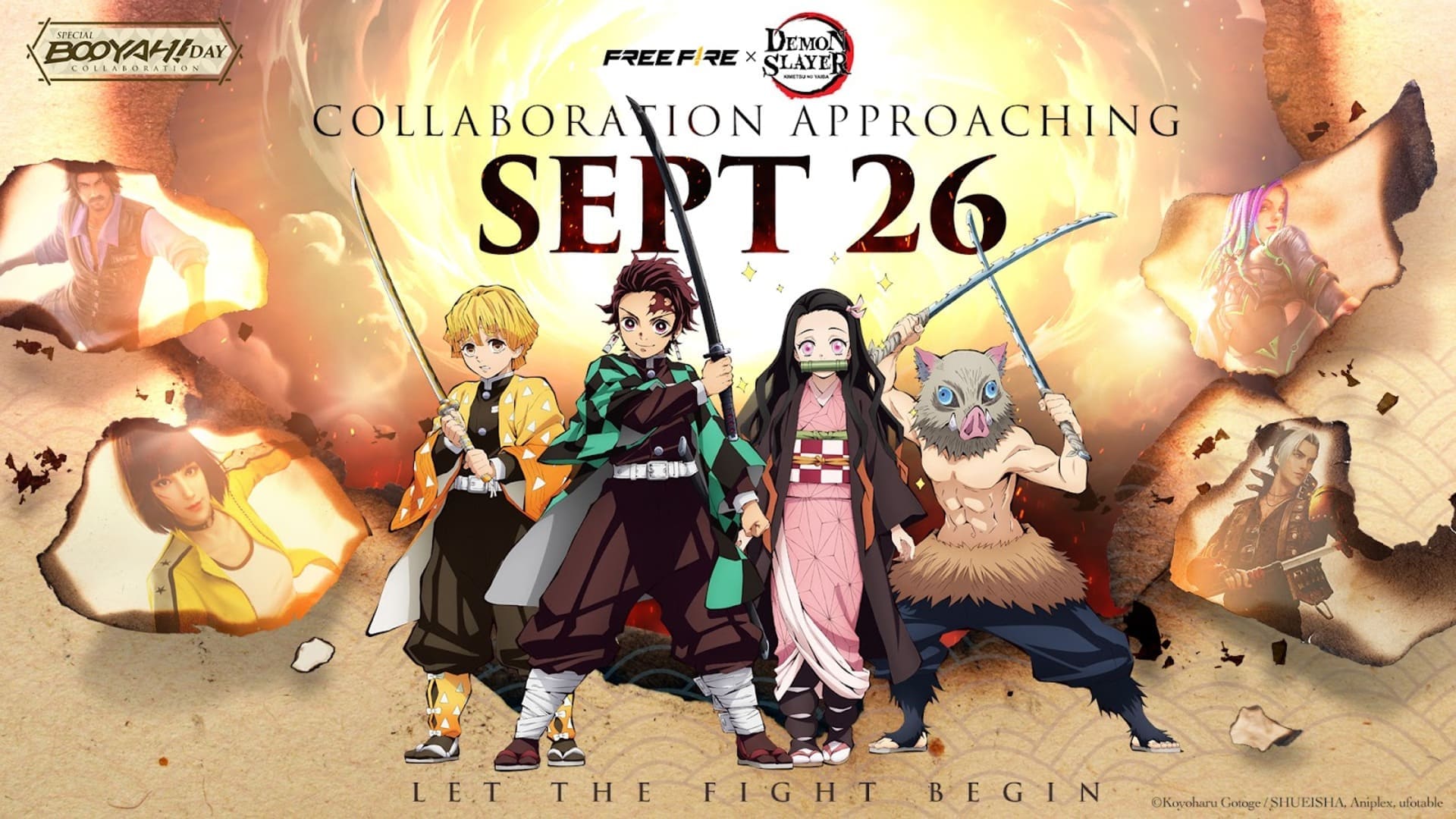 Free Fire x Demon Slayer: Kimetsu no Yaiba