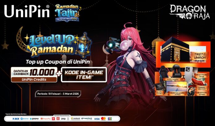 Level Up Ramadan dengan Dragon Raja! Top Up dan Dapatkan Kode In-Game Item dan Hadiah Menarik lainnya!