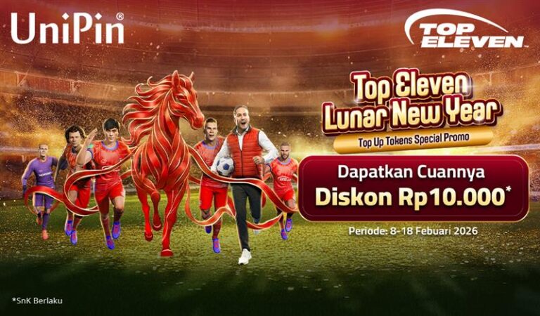 Lunar New Year Dengan Top Eleven! Top up Token mu dan Dapatkan diskon 10%!