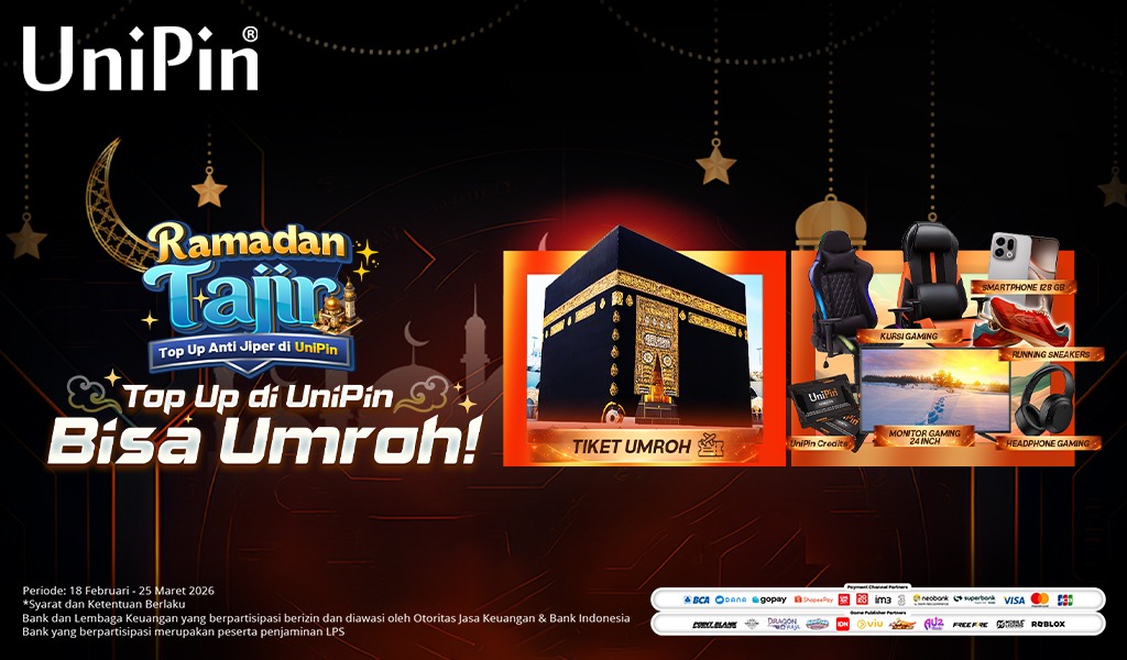 Ramadan Tajir 2026: Top Up Anti Jiper di UniPin