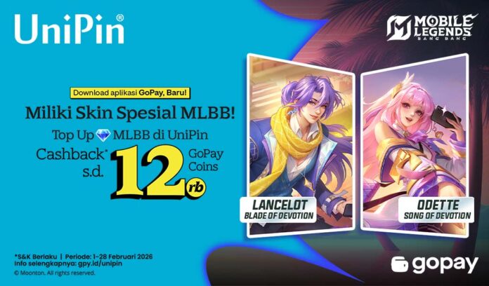 Upgrade Skin Lancelot & Odette Pakai GoPay! Cashback s.d. 12.000 GoPay Coins!
