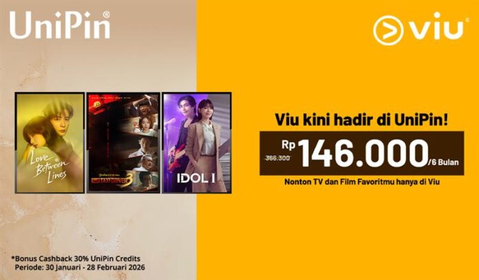 VIU Kini Hadir di UniPin, Nonton Drama Favorit Jadi Lebih Mudah