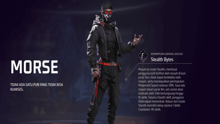 Karakter baru Free Fire, Morse