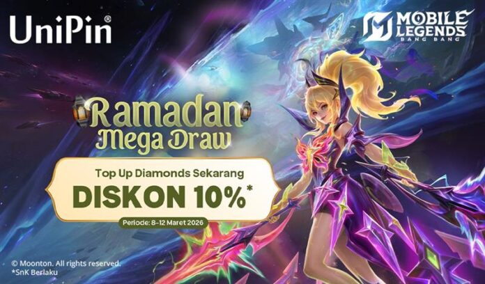 Ramadan Mega Draw! Top Up Diamonds Diskon 10% dan dapatkan skin terbaru Fanny “Galactic Starhawk”