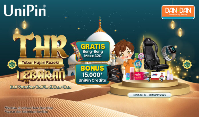 THR Lebaran Bareng UniPin x Dan+Dan! Gratis Beng-Beng & Bonus 15.000* UniPin Credits