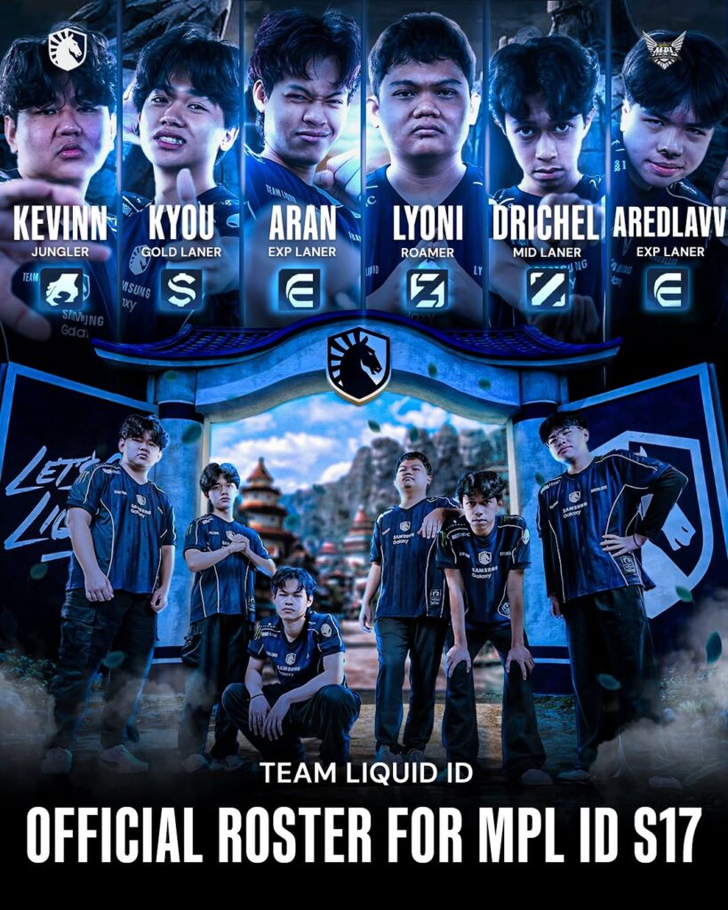 Roster Team Liquid ID untuk MPL ID S17