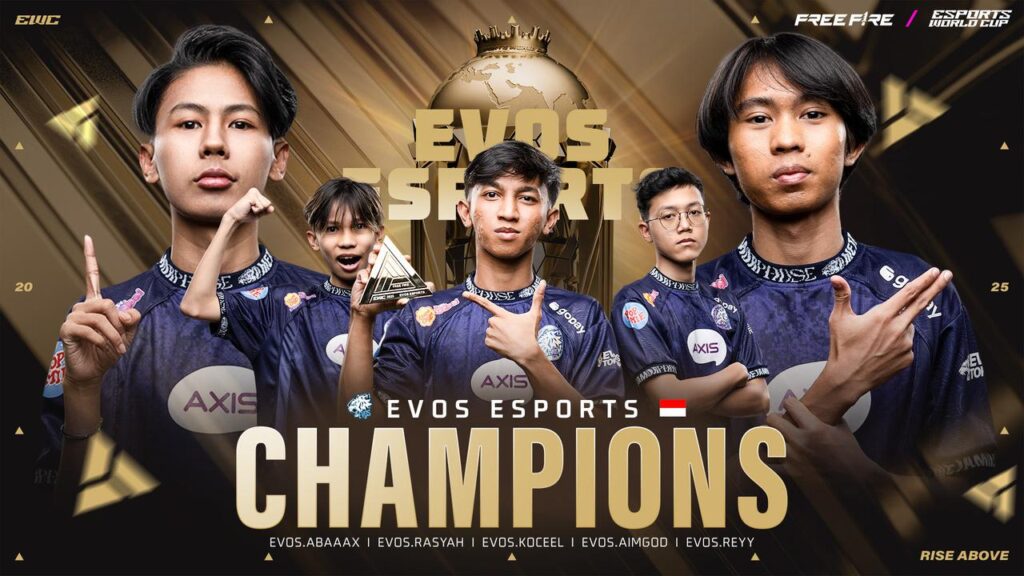 EVOS Divine - Juara Dunia Free Fire di Esports World Cup (EWC) 2025