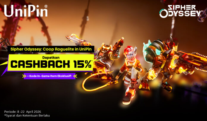 Petualangan Sipher Odyssey Dimulai! Cashback 15% & Item Eksklusif Menantimu