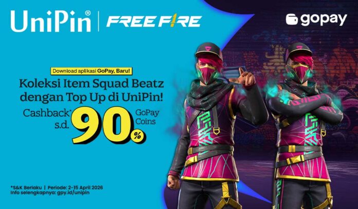 Saatnya Tampil Keren dengan Koleksi Squad Beatz! Top Up Pakai GoPay, Cashback 12.000 GoPay Coins!