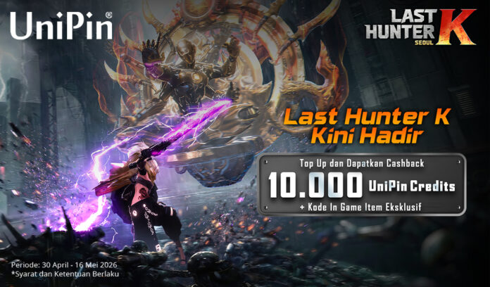 Ayo Top Up Diamond Last Hunter K! Kesempatan Dapat Cashback dan Hadiah In-Game Item!