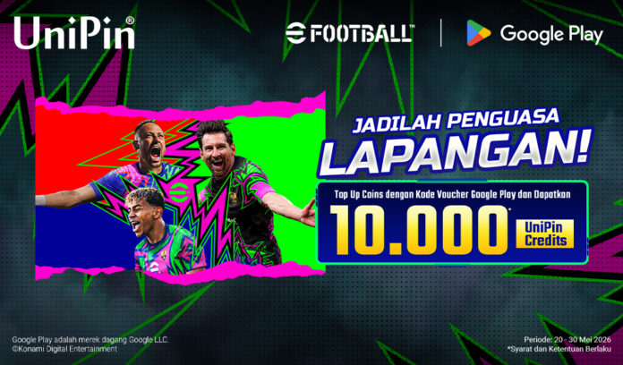 Jadi Penguasa Lapangan dengan eFootball, Top Up di UniPin dan Dapatkan Bonus Menarik!