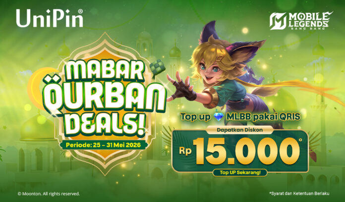 Mabar Qurban Deals! Top Up Diamonds MLBB Pakai QRIS dan Dapatkan Diskon hingga Rp15.000!