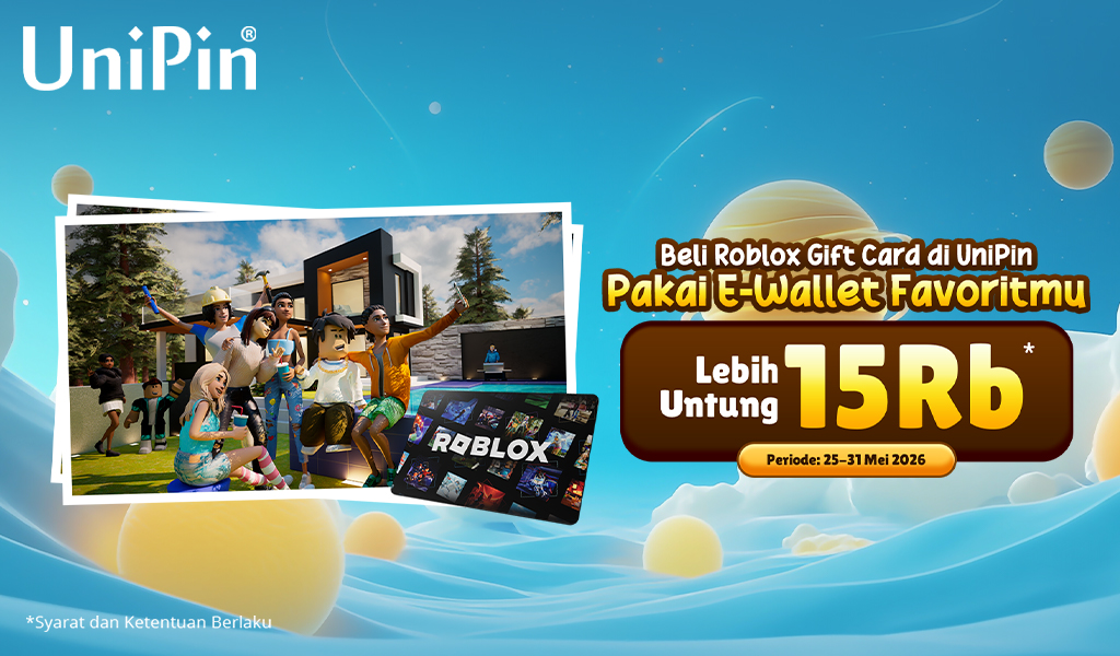 Main Roblox Lebih Puas! Top Up di UniPin Bisa Hemat 15 Ribu!