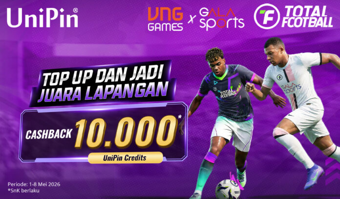 Saatnya Tunjukkan Skill-mu di Lapangan! Top Up dan Dapatkan Cashback UniPin Credits