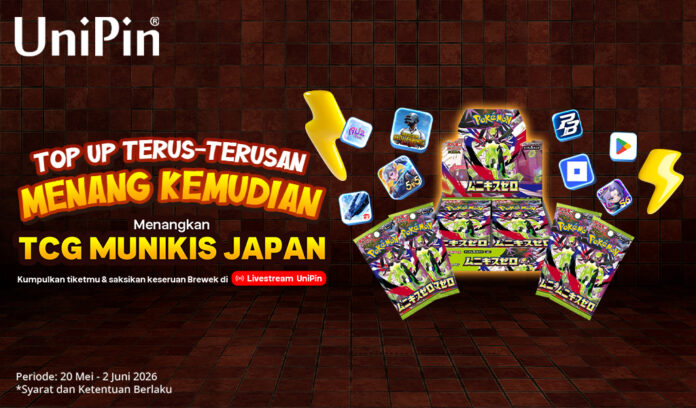 Top Up Terus-Terusan, Menang Kemudian! Raih Kesempatan Menangkan TCG Munikis Japan