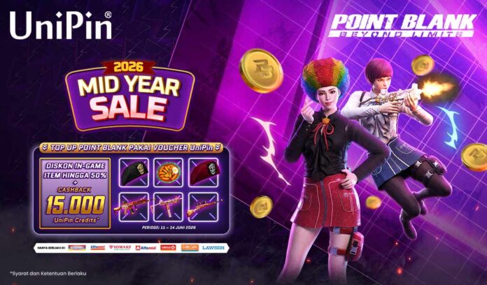 Jangan Lewatkan Point Blank Mid Year Sale 2026! Diskon In-Game Item Hingga 50% + Cashback hingga 15.000 UniPin Credits