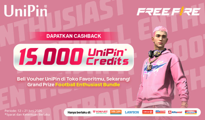 Main Makin Semangat, Raih Football Enthusiast Bundle & Cashback hingga 15.000 UniPin Credits!