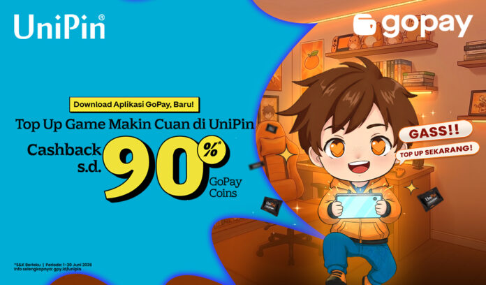 Top Up Pakai GoPay Cashback 90% GoPay Coins!