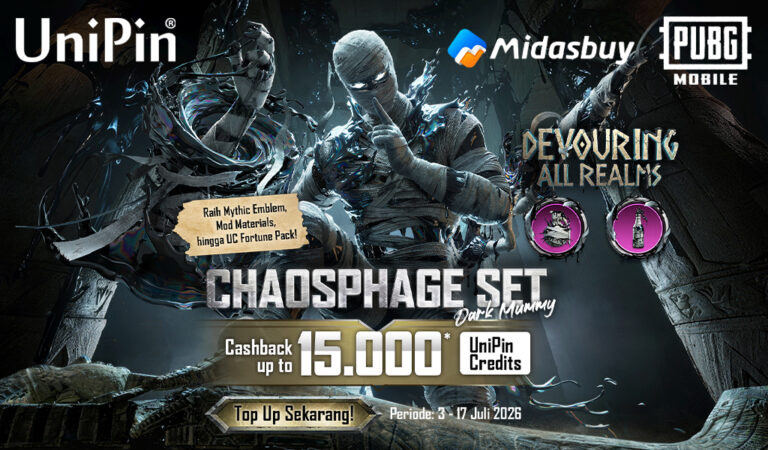 Chaosphage Set (Dark Mummy) Hadir di PUBG Mobile