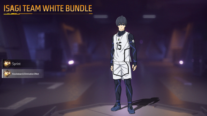 Isagi Team White Bundle Free Fire x BLUE LOCK