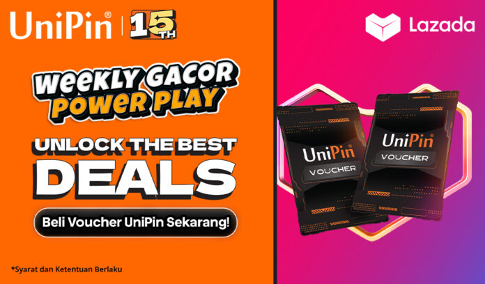 Lazada Weekly Gacor PowerPlay: Beli UniPin Voucher dan Unlock The Best Deals Selama Weekend Juli!