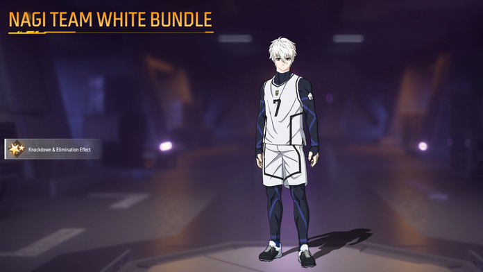 Nagi Team White Bundle Free Fire x BLUE LOCK