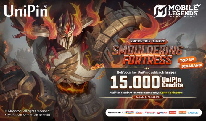 Saatnya Koleksi Starlight Skin Belerick! Top Up MLBB dan Dapatkan Cashback hingga 15.000 UniPin Credits