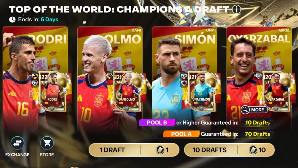 Top of the World: Champions A Draft