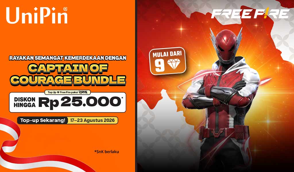 Bundle Pahlawan Kemerdekaan Telah Datang! Top Up Sekarang Dan Nikmati Diskon 25.000*!