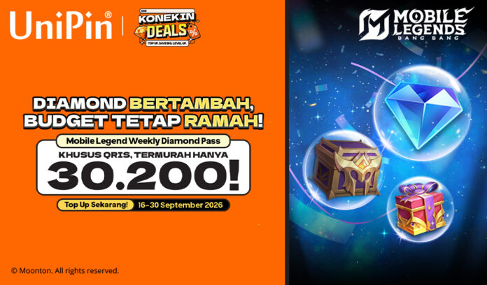 Diamond Bertambah, Budget Tetap Ramah! Weekly Diamond Pass MLBB Cuma 30.200 Pakai QRIS