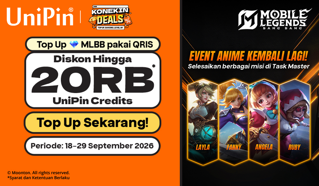Misi Baru, Reward Baru! Top Up Diamond MLBB Diskon Hingga Rp20.000!